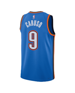 Alex Caruso #9 Maillot d'icône bleu Thunder d'Oklahoma City