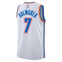 Chet Holmgren #7 Maillot d'association blanc Thunder d'Oklahoma City