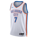 Chet Holmgren #7 Maillot d'association blanc Thunder d'Oklahoma City