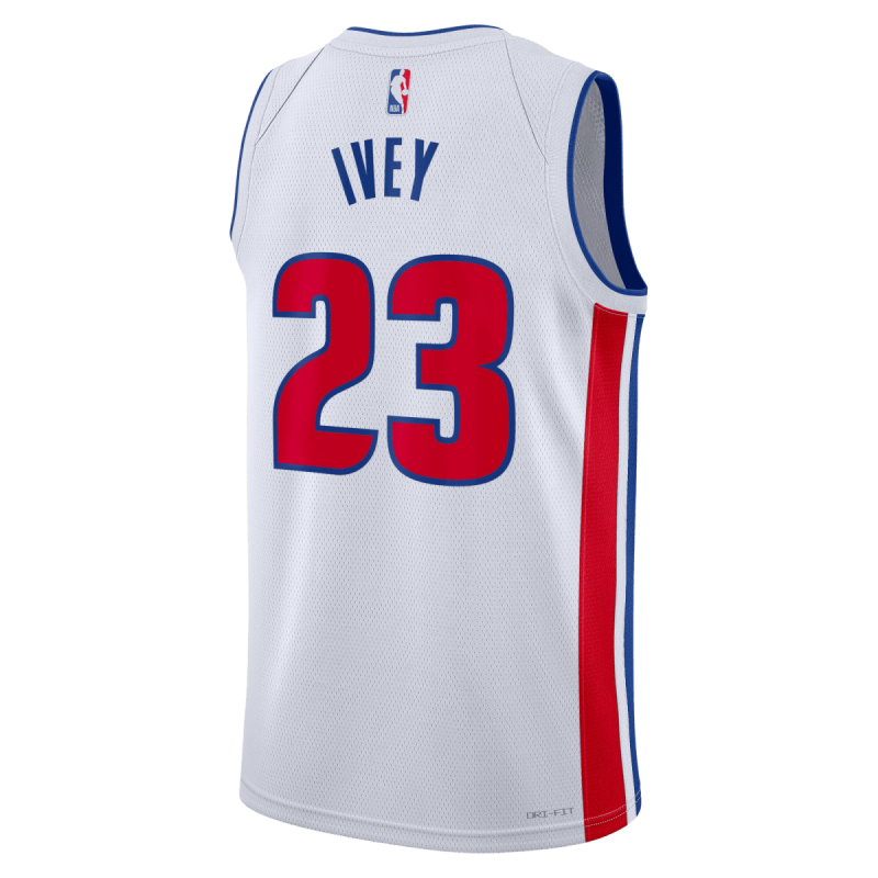 Jaden Ivey #23 Maillot blanc de l'association des Detroit Pistons