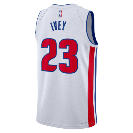 Jaden Ivey #23 Maillot blanc de l'association des Detroit Pistons