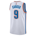 Alex Caruso #9 Maillot d'association blanc du Thunder d'Oklahoma City