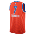 Chet Holmgren #7 Maillot de déclaration orange Thunder d'Oklahoma City