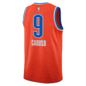 Alex Caruso #9 Maillot de déclaration orange Thunder d'Oklahoma City