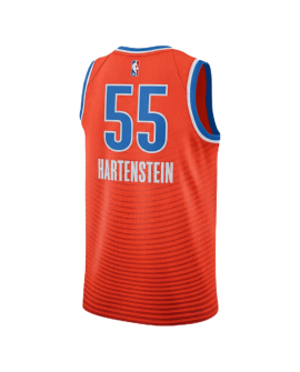 Isaiah Hartenstein #55 Maillot de déclaration Orange Thunder d'Oklahoma City