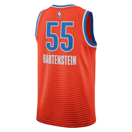 Isaiah Hartenstein #55 Maillot de déclaration Orange Thunder d'Oklahoma City