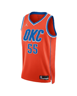 Isaiah Hartenstein #55 Maillot de déclaration Orange Thunder d'Oklahoma City