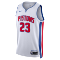 Jaden Ivey #23 Maillot blanc de l'association des Detroit Pistons