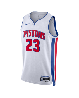 Jaden Ivey #23 Maillot blanc de l'association des Detroit Pistons