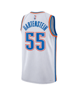Isaiah Hartenstein #55 Maillot de l'Association Blanc Thunder d'Oklahoma City