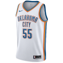 Isaiah Hartenstein #55 Maillot de l'Association Blanc Thunder d'Oklahoma City