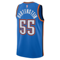 Isaiah Hartenstein #55 Maillot d'icône bleu Thunder d'Oklahoma City