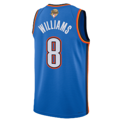 Jalen Williams #8 Maillot d'icône bleu Thunder d'Oklahoma City