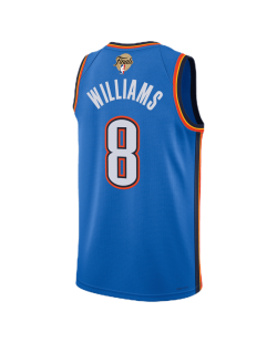 Jalen Williams #8 Maillot d'icône bleu Thunder d'Oklahoma City