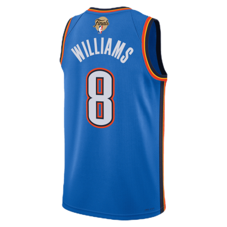 Jalen Williams #8 Maillot d'icône bleu Thunder d'Oklahoma City