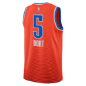 Luguentz Dort #5 Maillot de déclaration orange Thunder d'Oklahoma City
