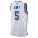 Luguentz Dort #5 Maillot d'association blanc Thunder d'Oklahoma City