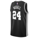 Devin Vassell #24 Maillot Icône Noir San Antonio Spurs