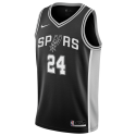 Devin Vassell #24 Maillot Icône Noir San Antonio Spurs