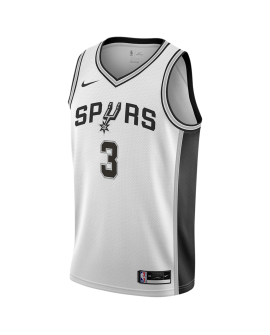 Keldon Johnson #3 Maillot blanc de l'association des San Antonio Spurs