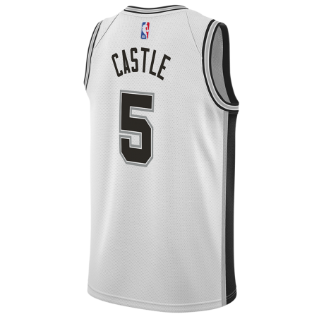 Stephon Castle #5 Maillot de l'association blanche des San Antonio Spurs