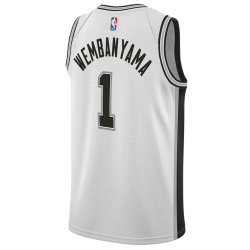 Victor Wembanyama #1 Maillot blanc de l'association des San Antonio Spurs