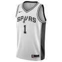 Victor Wembanyama #1 Maillot blanc de l'association des San Antonio Spurs