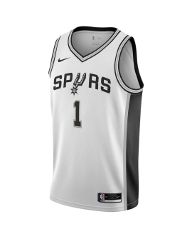 Victor Wembanyama #1 Maillot blanc de l'association des San Antonio Spurs