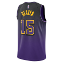 Austin Reaves #15 Maillot Los Angeles Lakers Purple City Edition