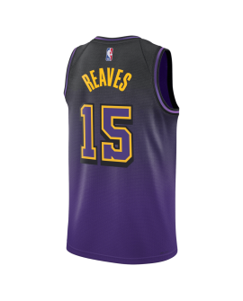 Austin Reaves #15 Maillot Los Angeles Lakers Purple City Edition