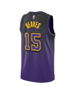 Austin Reaves #15 Maillot Los Angeles Lakers Purple City Edition