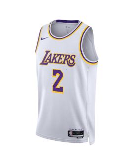 Jarred Vanderbilt #2 Maillot blanc de l'association des Lakers de Los Angeles