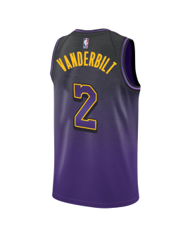 Jarred Vanderbilt #2 Maillot Los Angeles Lakers Purple City Edition
