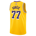 Luka Dončić #77 Maillot icône jaune des Lakers de Los Angeles