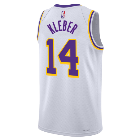 Maxi Kleber #14 Maillot blanc de l'association des Lakers de Los Angeles