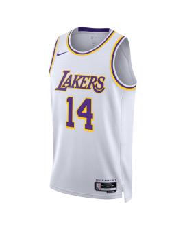 Maxi Kleber #14 Maillot blanc de l'association des Lakers de Los Angeles