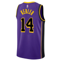 Maxi Kleber #14 Maillot de déclaration violet des Los Angeles Lakers