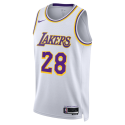 Rui Hachimura #28 Maillot blanc de l'association des Lakers de Los Angeles