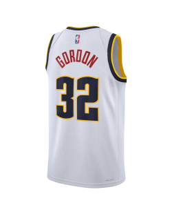 Aaron Gordon #32 Maillot blanc de l'association Denver Nuggets