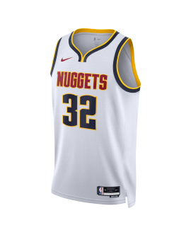 Aaron Gordon #32 Maillot blanc de l'association Denver Nuggets