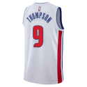 Ausar Thompson #9 Maillot blanc de l'association des Detroit Pistons