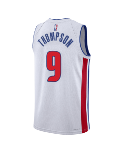 Ausar Thompson #9 Maillot blanc de l'association des Detroit Pistons