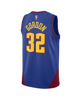Aaron Gordon #32 Maillot de déclaration bleu Denver Nuggets