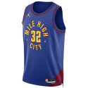 Aaron Gordon #32 Maillot de déclaration bleu Denver Nuggets