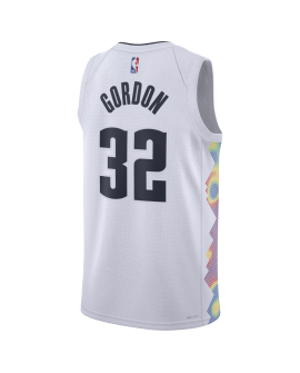 Aaron Gordon #32 Maillot Denver Nuggets White City Edition