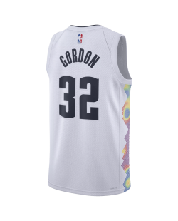 Aaron Gordon #32 Maillot Denver Nuggets White City Edition