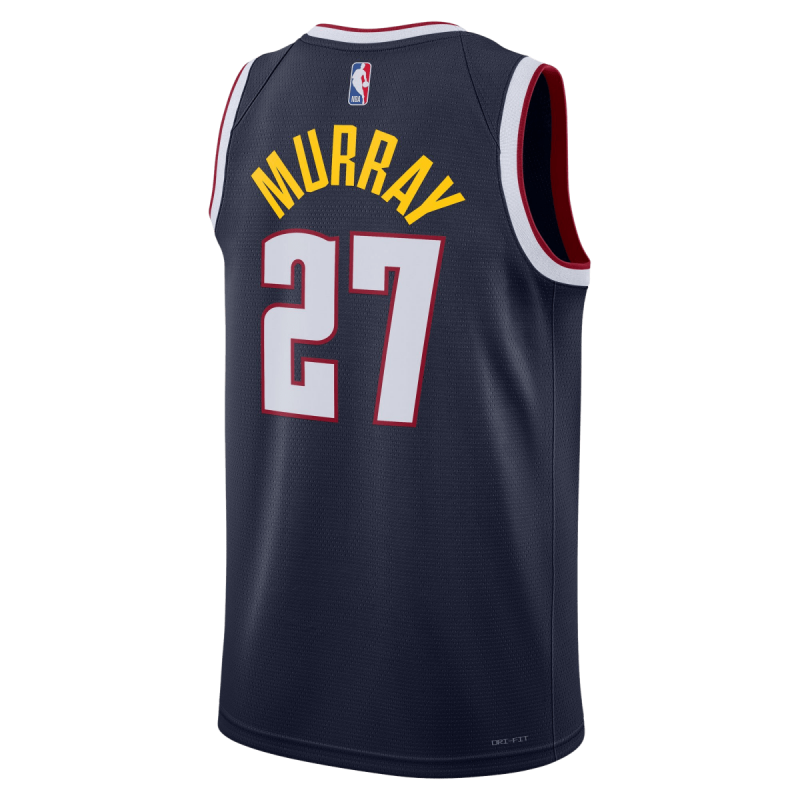 Jamal Murray #27 Denver Nuggets Maillot Icône Marine