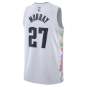 Jamal Murray #27 Maillot Denver Nuggets White City Edition