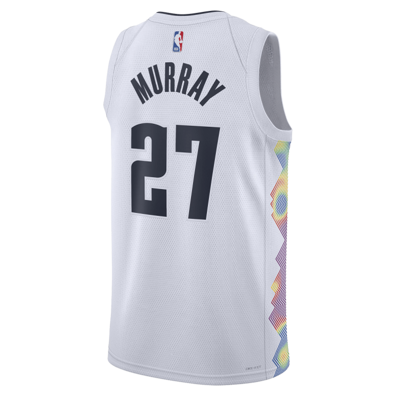 Jamal Murray #27 Maillot Denver Nuggets White City Edition