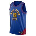 Nikola Jokić #15 Maillot de déclaration bleu Denver Nuggets